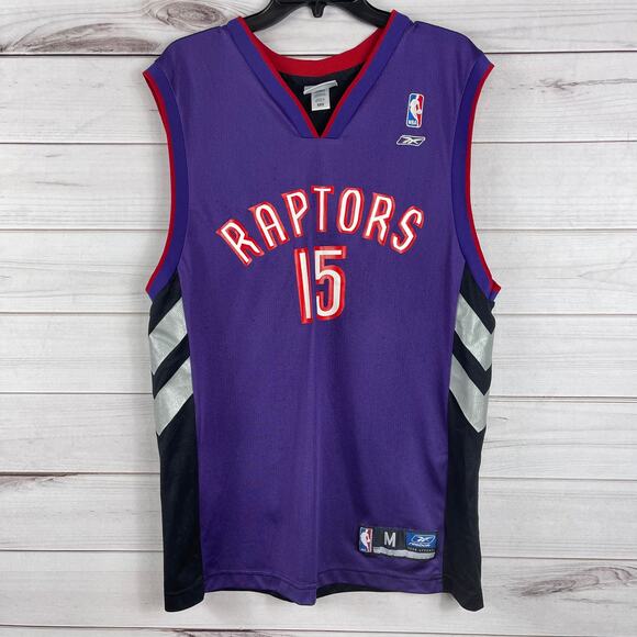 Vintage Vince Carter #15 Toronto Raptors Jersey NBA Reebok Medium - Picture 1 of 7